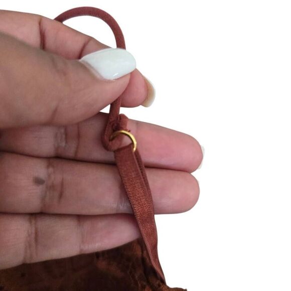 Out from Under by Urban Outfitters Bra Women's Medium Burnt Orange Lace Bralette - Picture 3 of 6